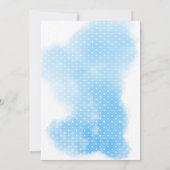 何人かのバニーが1人の男の子誕生日を回している 招待状 (裏面)