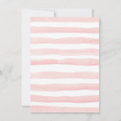 何人かのバニーが1歳の誕生日招待状を飾る 招待状 (裏面)