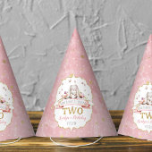 何人かのバニーが2歳の誕生日を迎える パーティーハット