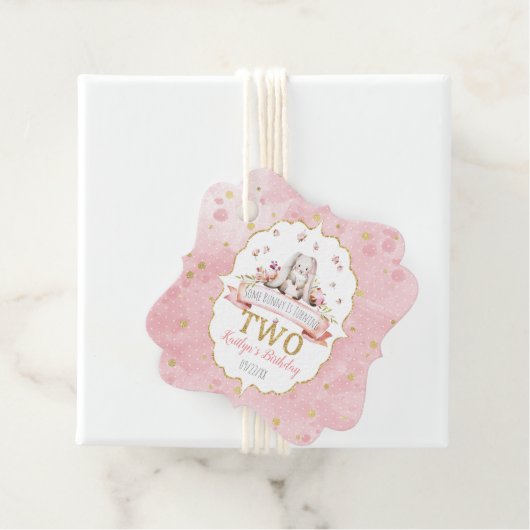 何人かのバニーが2歳の誕生日を迎える フェイバータグ (インサイチュ)