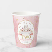 何人かのバニーが2歳の誕生日を迎える 紙コップ (裏面)