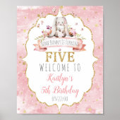 何人かのバニーが5番目の誕生日歓迎を回している ポスター (正面)