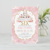 何人かのバニーが6番目の誕生日招待状を回している 招待状 (スタンド正面)