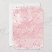 何人かのバニーが6番目の誕生日招待状を回している 招待状 (裏面)