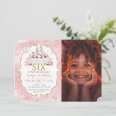 何人かのバニーが6番目の誕生日招待状を回している 招待状 (スタンド正面)