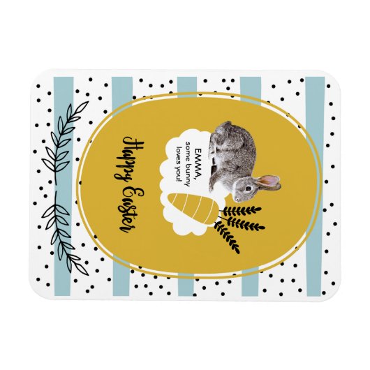 何人かのバニーはあなたを愛している。イースターギフトマグネット マグネット (横)