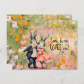 何人かのバニーは葉書を愛している ポストカード (正面/裏面)