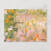 何人かのバニーは葉書を愛している ポストカード (裏面)