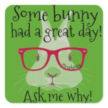 何人かのバニー素晴らしは日学生のステッカーを教え持った