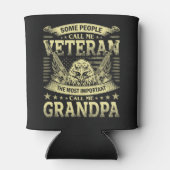 何人かの人々は私を退役軍人引用文 缶クーラー (裏面)