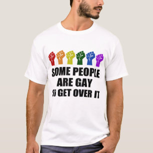 何人かの人々は陽気です従ってそれを乗り越えて下さい Tシャツ