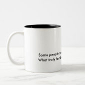 何人かの人々決してチャールズ熱狂するにBukowskiマグ行きません ツートーンマグカップ (左)