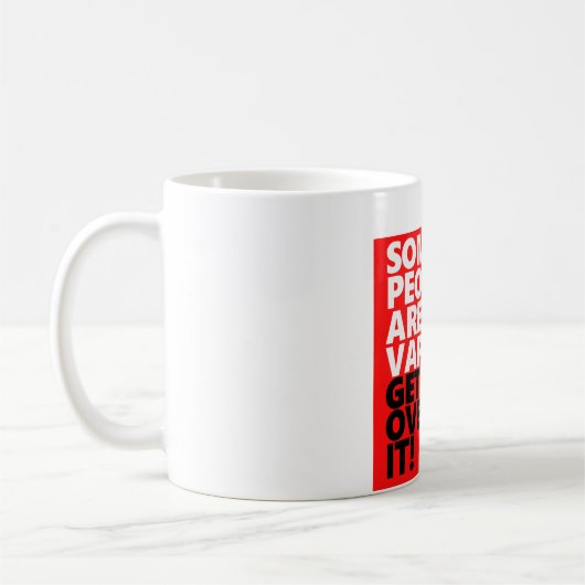 何人かの人々vapeはそれを、乗り越えます コーヒーマグカップ (左)