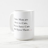何人かの人は猫のマグに生まれます コーヒーマグカップ (正面左)