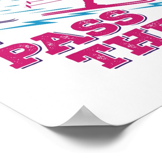 何人かの女の子を追う男の子を渡すスキーのスキースキー ポスター (角)