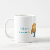 "何人かの男の子です余りに人魚"は コーヒーマグカップ (左)