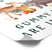 何人がウッドランドの赤ちゃんシャワーのゲームを持っているか推測 ポスター (角)