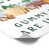 何人がウッドランドの赤ちゃんシャワーのゲームを持っているか推測 ポスター (角)