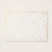 何人だと思う?白い金ゴールド紙吹雪ゲームカード (裏面)