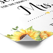 何人のキスがすぐにシャワー夫人になるためのサイン ポスター (角)