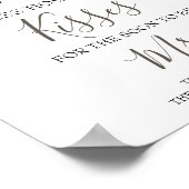 何人のキスがすぐにミセス・シャワー・ゲーム ポスター (角)