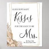 何人のキスはすぐにミセス・シャワーのゲームのpos ポスター (正面)