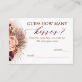 何人のキススグラスのゲームカード エンクロージャーカード (正面)