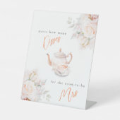 何人のキスパステル開花シャワーゲーム 台座サイン (正面)