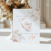 何人のキスパステル開花シャワーゲーム 台座サイン