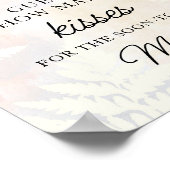 何人のキスブライダルシャワーのゲームのポスター ポスター (角)