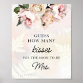 何人のキスブライダルシャワーのゲームのポスター ポスター (正面)