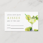 何人のキスメキシカンフィエスタブライダルシャワー エンクロージャーカード (正面)