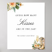 何人のキス西部のブライダルシャワーのサインを推測 ポスター (正面)