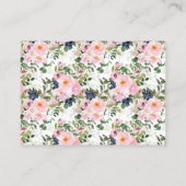 何人のキス?ブライダルシャワーゲーム プレイスカード (裏面)