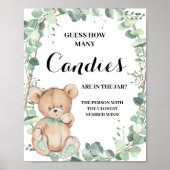 何人のキャンディーが緑のシャワーを浴びるゲームの看板 ポスター (正面)