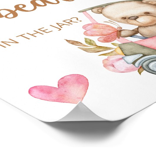 何人のグミベアのポスターを当てる ポスター (角)