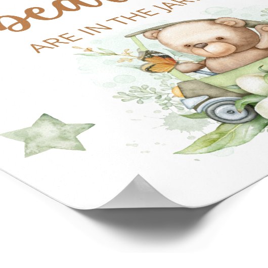 何人のグミベアのポスターを当てる ポスター (角)