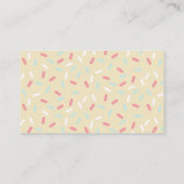 何人のグミベア金ゴールド赤ちゃんシャワーのゲームを推測 エンクロージャーカード (裏面)