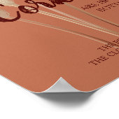 何人のコルクパンパブライダルシャワーゲームサイン ポスター (角)