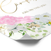 何人のコルク推測ゲームブライダルシャワーのサイン ポスター (角)