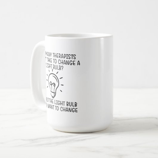 何人のセラピストがマッサージセラピー コーヒーマグカップ (正面左)