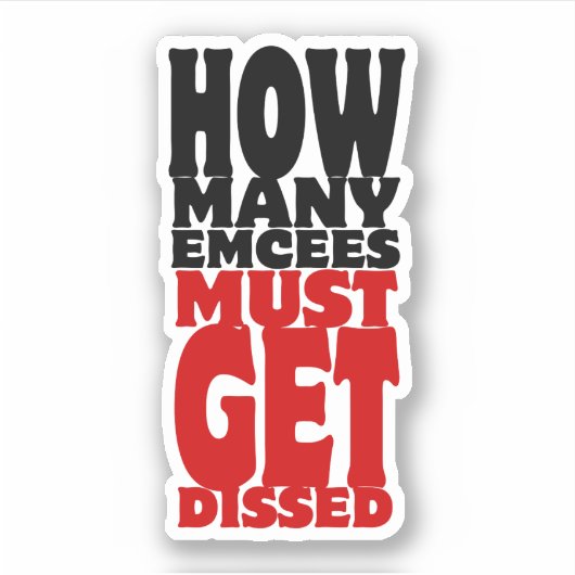 何人の人が解雇されなければならない シール (正面)