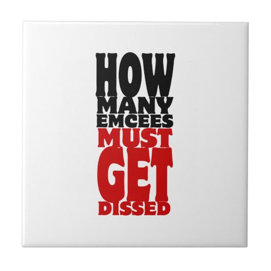 何人の人が解雇されなければならない タイル (正面)