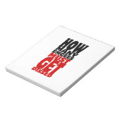 何人の人が解雇されなければならない ノートパッド (回転)