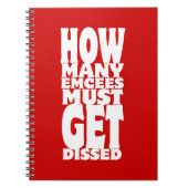 何人の人が解雇されなければならない ノートブック (正面)