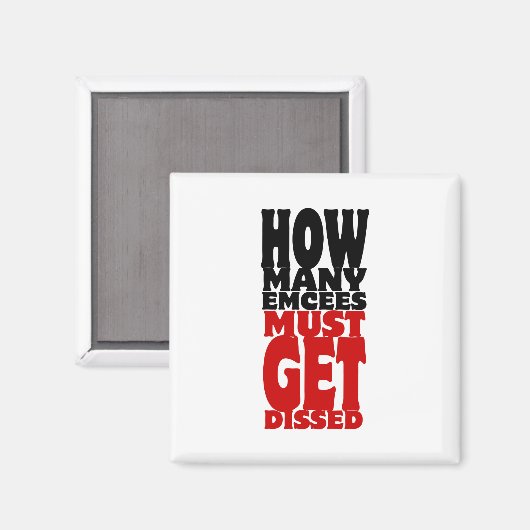 何人の人が解雇されなければならない マグネット (正面/裏面)