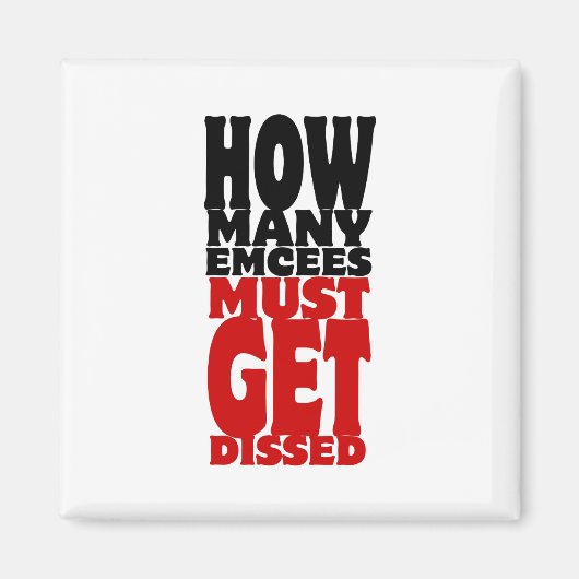 何人の人が解雇されなければならない マグネット (正面)