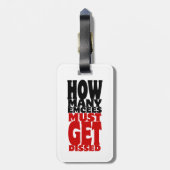 何人の人が解雇されなければならない ラゲッジタグ (裏面縦)