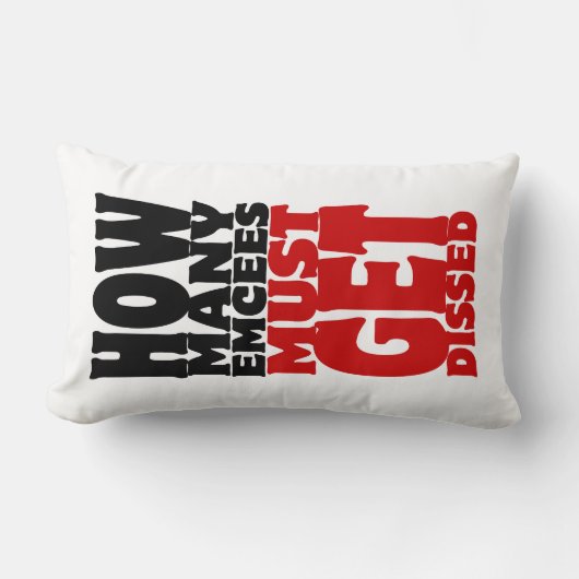 何人の人が解雇されなければならない ランバークッション (正面)