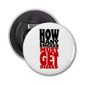 何人の人が解雇されなければならない 栓抜き (正面)